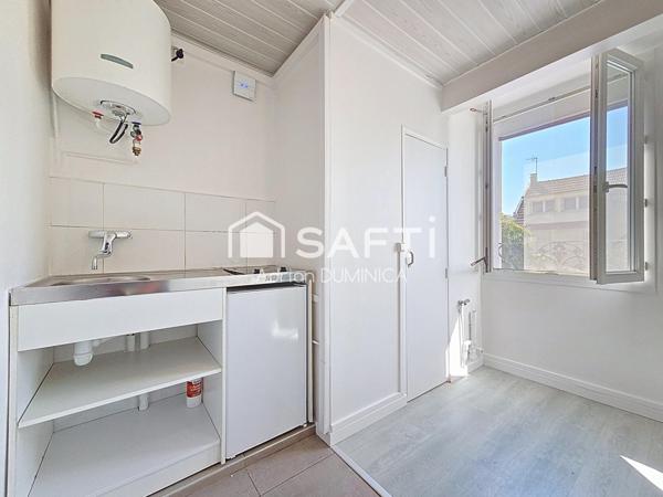 Bel studio rénové avec jardin, cave et débarras