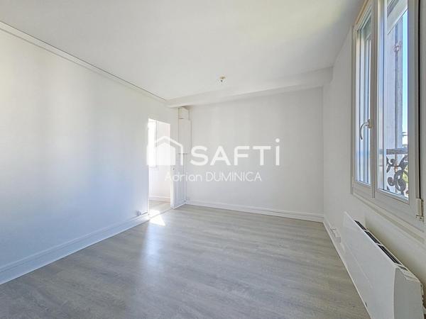 Bel studio rénové avec jardin, cave et débarras