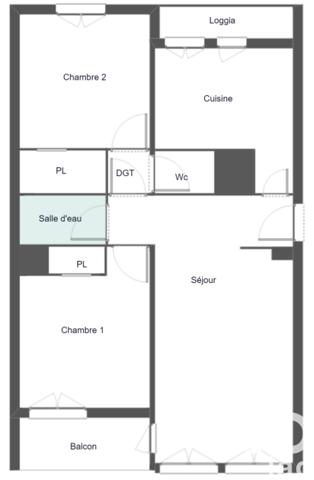 Appartement à vendre 3 pièces 55 m² Toulouse