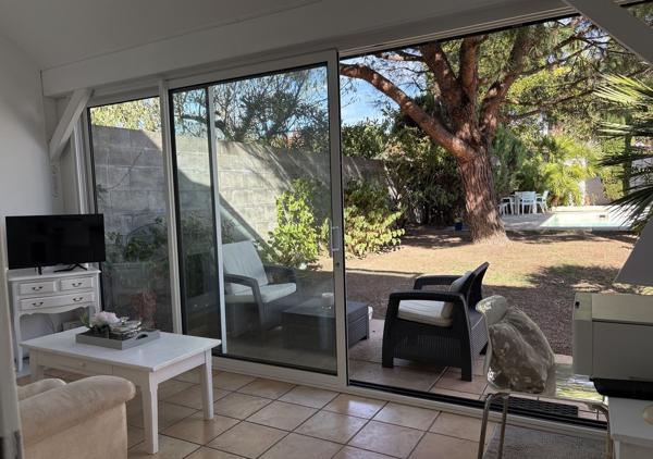 Maison 114 m² avec piscine, jardin et garage sur une parcelle de 387 m²
