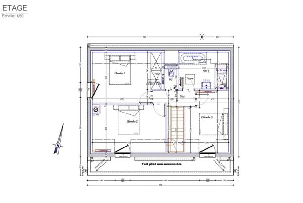 MAISON D'HABITATION 6 PIECES - 112 M² - TERRAIN 373 M²
