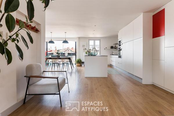 Duplex en dernier étage, quartier des Chalets