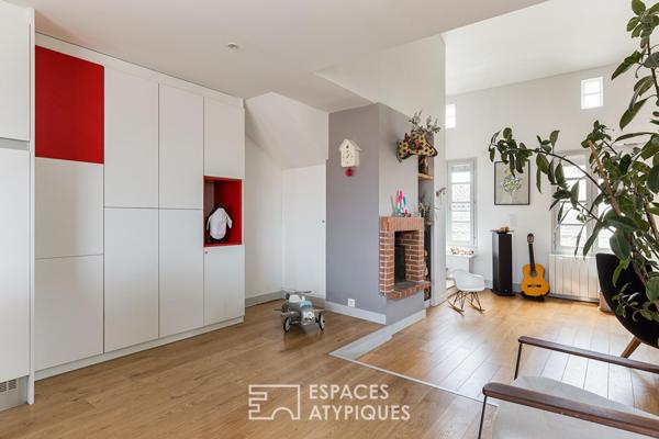 Duplex en dernier étage, quartier des Chalets