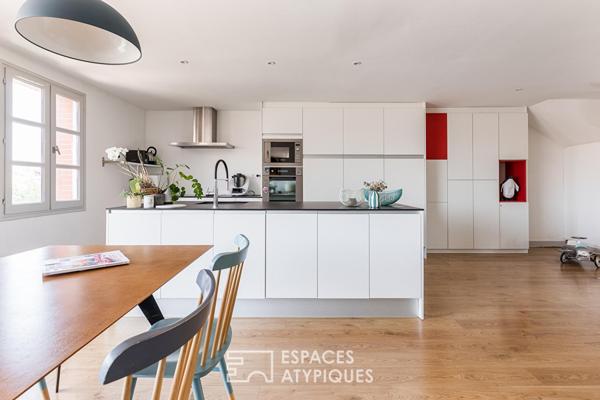 Duplex en dernier étage, quartier des Chalets