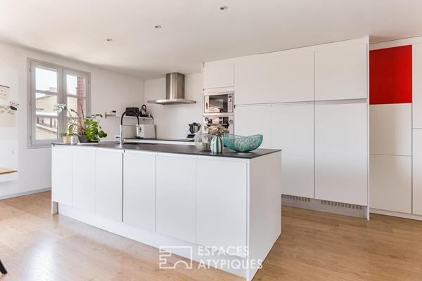 Duplex en dernier étage, quartier des Chalets