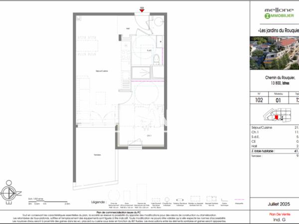 Location Appartement 2 pièces 41.72 m² - Istres 13800