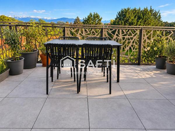 Élégant 2 pièces de 57 m² avec deux terrasses et vues dégagées à Divonne-les-Bains