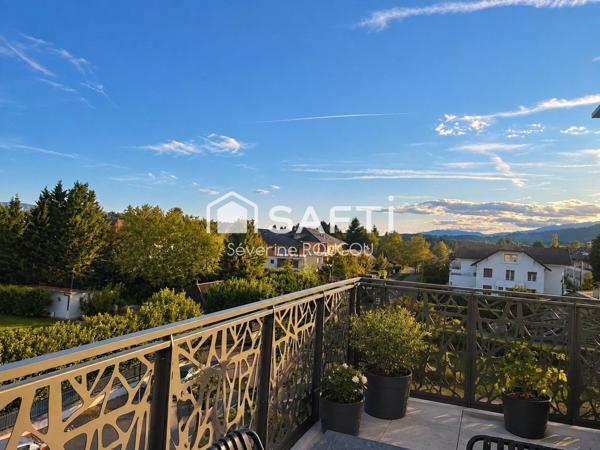 Élégant 2 pièces de 57 m² avec deux terrasses et vues dégagées à Divonne-les-Bains