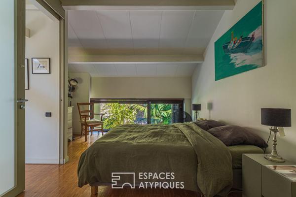 Villa – Loft avec patio luxuriant proche mer et port