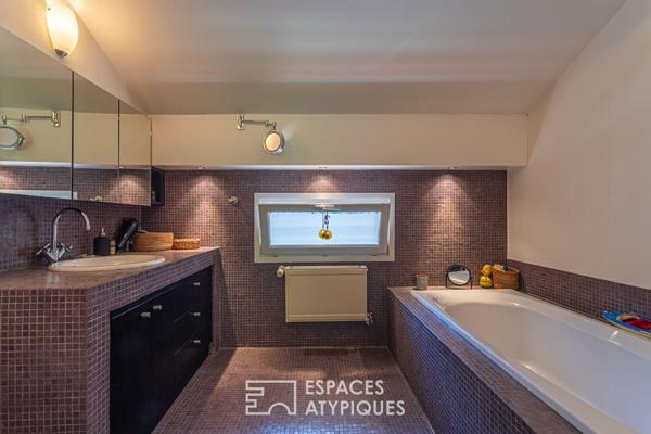 Villa – Loft avec patio luxuriant proche mer et port