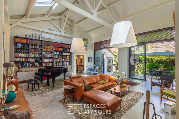 Villa – Loft avec patio luxuriant proche mer et port