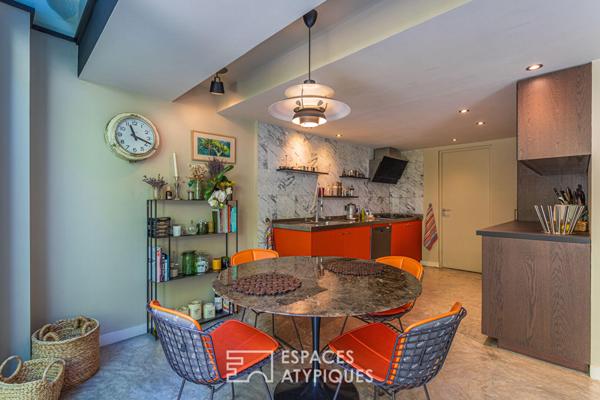 Villa – Loft avec patio luxuriant proche mer et port
