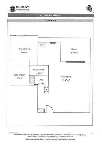 Appartement 2 pièces - 44600 Saint-Nazaire