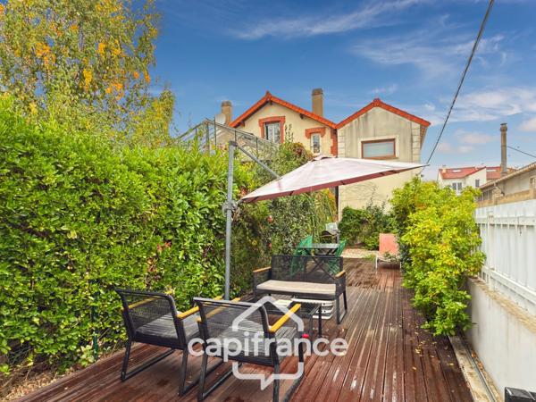 Maison 3 pièces au calme avec terrasse et jardin