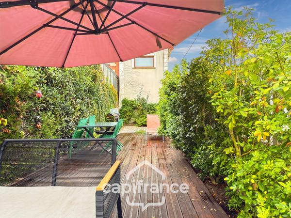 Maison 3 pièces au calme avec terrasse et jardin