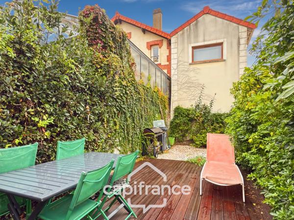 Maison 3 pièces au calme avec terrasse et jardin