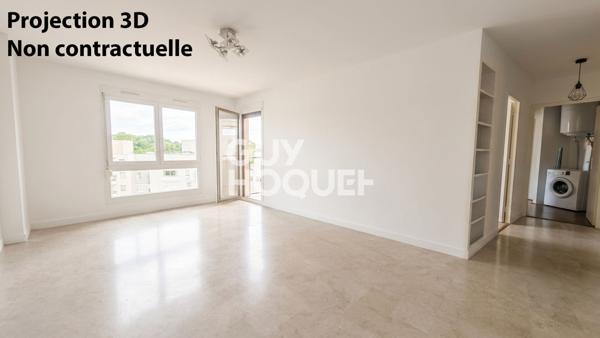 Appartement Villeurbanne  2 pièce(s) 52 m2 Dernier étage vu sur Cour