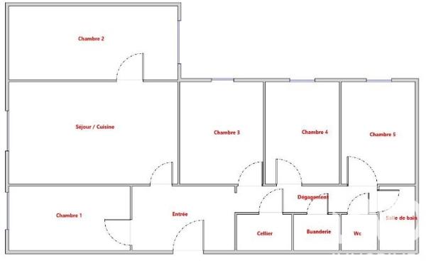 Appartement à vendre 6 pièces 86 m² Aulnay-sous-Bois