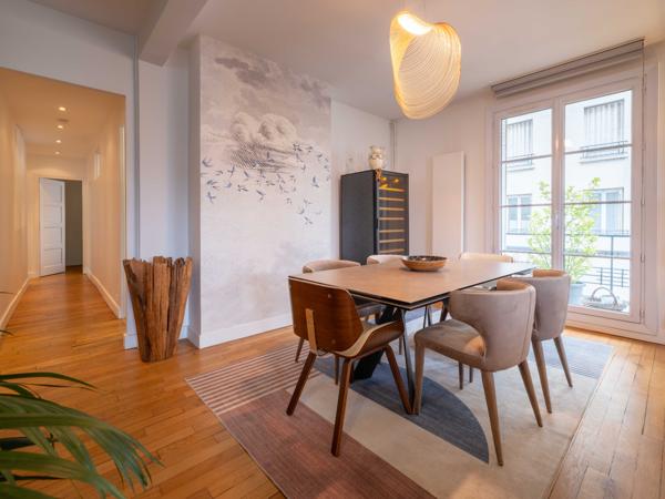 Appartement bourgeois de 122 m² – 5 pièces – Bécon-les-Bruyères