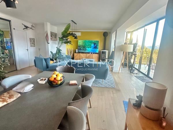 La Valette-du-Var (83160) Villa rénovée avec belles prestations et vue panoramique jusqu'à la mer