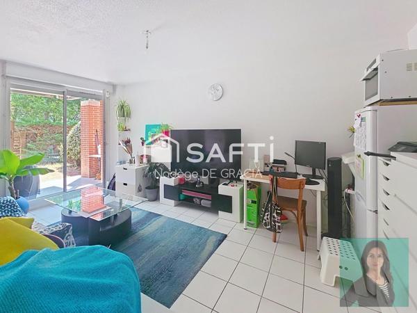 Appartement T2 avec petit extérieur dans résidence vendu loué 05/2028