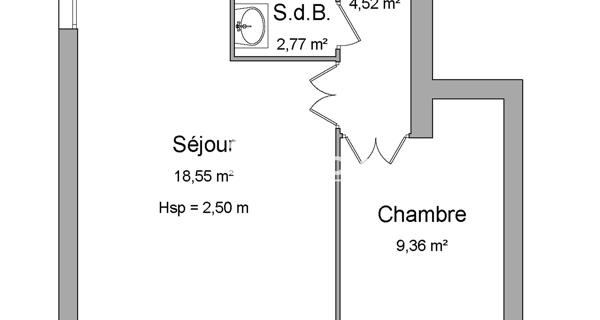 Location Appartement 2 pièces 43.05 m² - Dax 40100