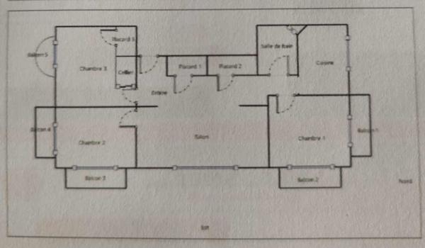 Libération - 4P 69 m² - Dernier étage 