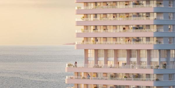 Appartement neuf de type 3 situé à Marseille 13002