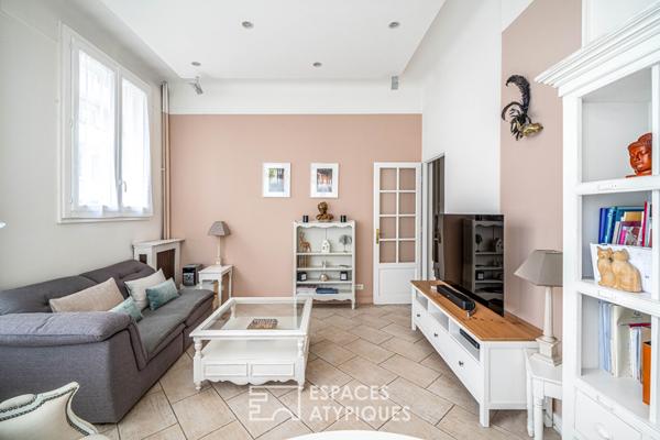 Appartement de charme en rez-de-chaussée à proximité de Vaugirard et de la place d’Alleray