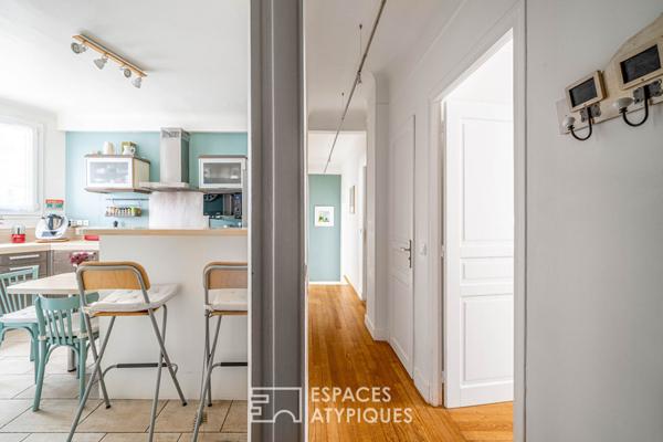 Appartement de charme en rez-de-chaussée à proximité de Vaugirard et de la place d’Alleray