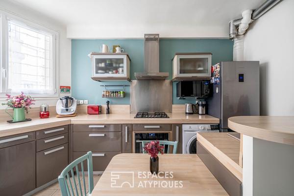 Appartement de charme en rez-de-chaussée à proximité de Vaugirard et de la place d’Alleray