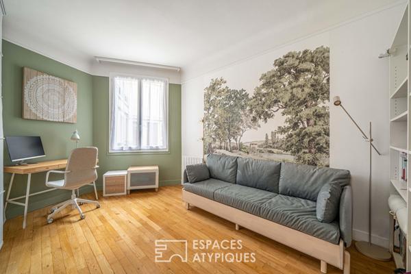 Appartement de charme en rez-de-chaussée à proximité de Vaugirard et de la place d’Alleray
