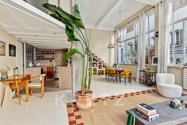 Loft baigné de lumière Paris XVIII