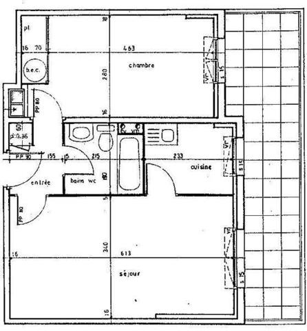 Appartement 2 pièces - 44000 Nantes -  JARDIN DES PLANTES