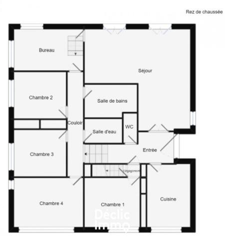 Vente maison de ville La roche sur yon, 117m² 7 pièces 241 820€ avec garage