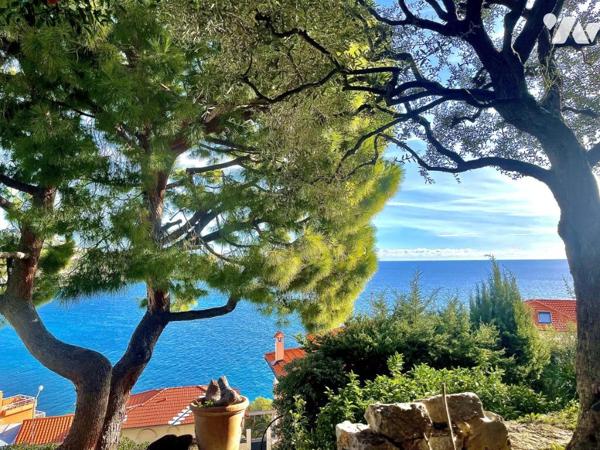 Villa Cabbé, vue mer et Cap Martin panoramique proche Monaco 