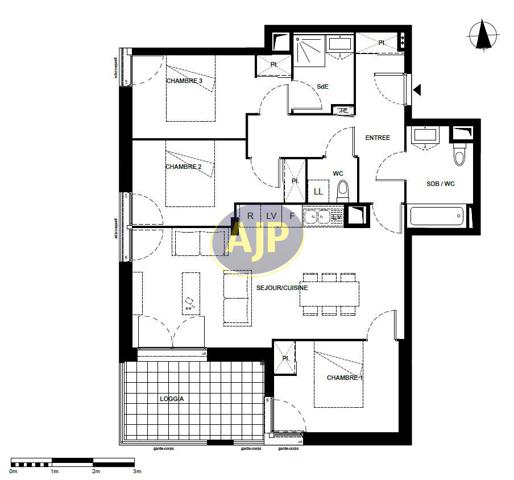 Vente appartement Villenave D Ornon : 328 900 € - AJP ACTEA Talence