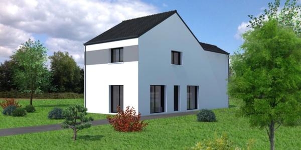 LA BAULE-GUEZY-MAISON 5P-DE 107M2-TERRAIN DE 400M2-GARAGE DE 30M2-PROCHE COMMERCES