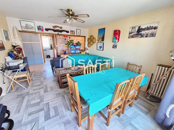 Appartement 70m2 avec garage et cave