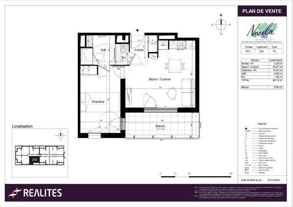 LOCATION T2 MEUBLE LES PONTS DE CE _ NOVELA _ 203, Les ponts de ce 49130