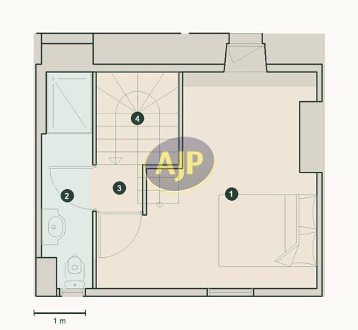 Appartement à vendre Bordeaux - 2 pièces, 37m² avec 1 chambre(s) à 180 000€ - AJP Immobilier Bordeaux Nansouty