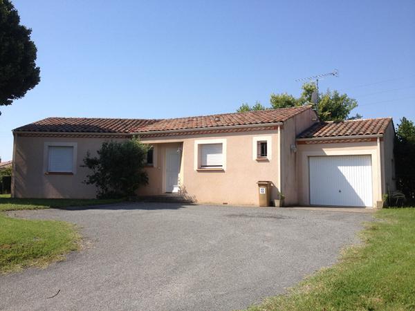 Maison T4 plain pied avec jardin - Puygouzon
