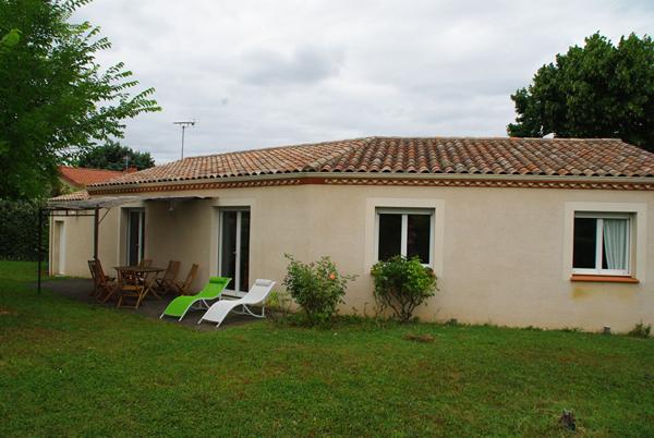 Maison T4 plain pied avec jardin - Puygouzon