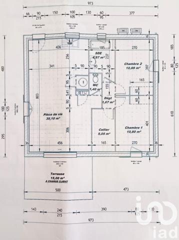 Maison à vendre 3 pièces 70 m² Thueyts