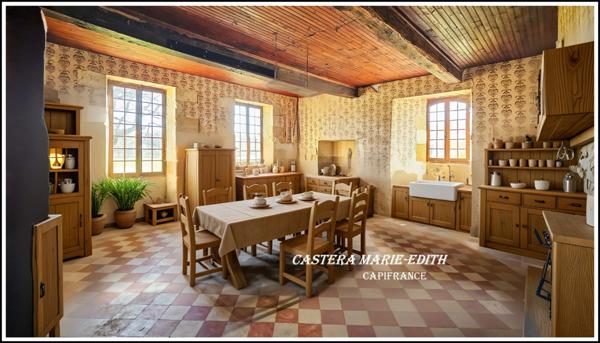 Propriete AVEC CORPS DE FERME - 159 M² Habitables -7 pièces et plus - Proche VIC FEZENSAC (32)