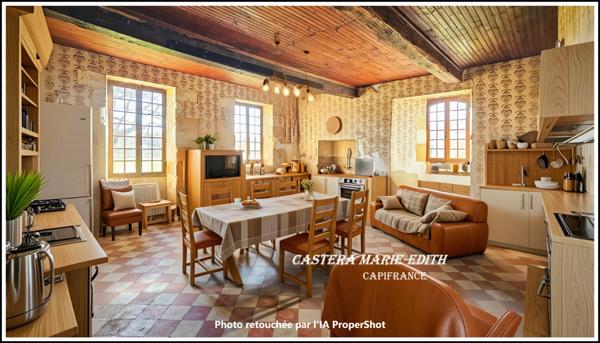 Propriete AVEC CORPS DE FERME - 159 M² Habitables -7 pièces et plus - Proche VIC FEZENSAC (32)