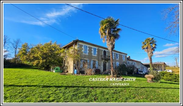 Propriete AVEC CORPS DE FERME - 159 M² Habitables -7 pièces et plus - Proche VIC FEZENSAC (32)