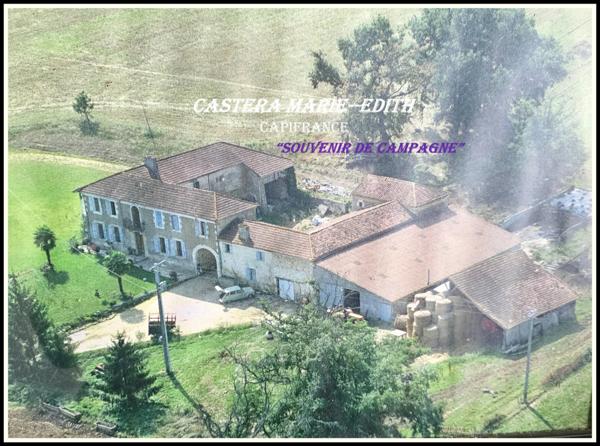 Propriete AVEC CORPS DE FERME - 159 M² Habitables -7 pièces et plus - Proche VIC FEZENSAC (32)