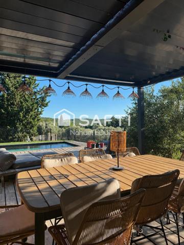 Maison récente avec piscine & vue imprenable sur les oliviers