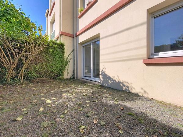 VENDU !! NANTES SUD SECTEUR JOLIVERIE STUDIO 24M2 AVEC  JARDIN PRIVATIF ET STATIONNEMENT